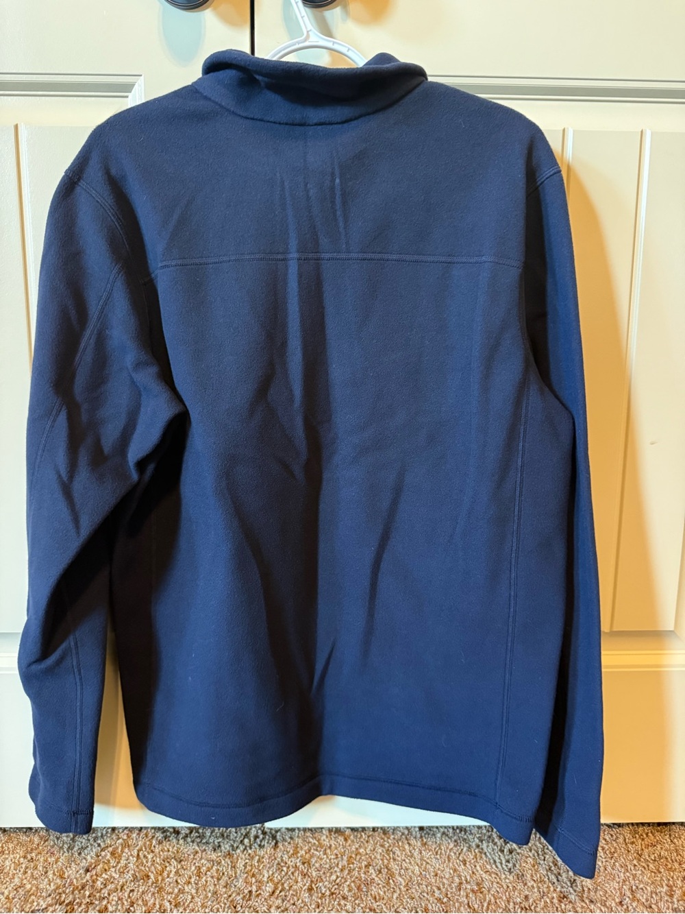 Patagonia Men’s Navy Quarter-Zip Fleece Pullover - Picture 2 of 3